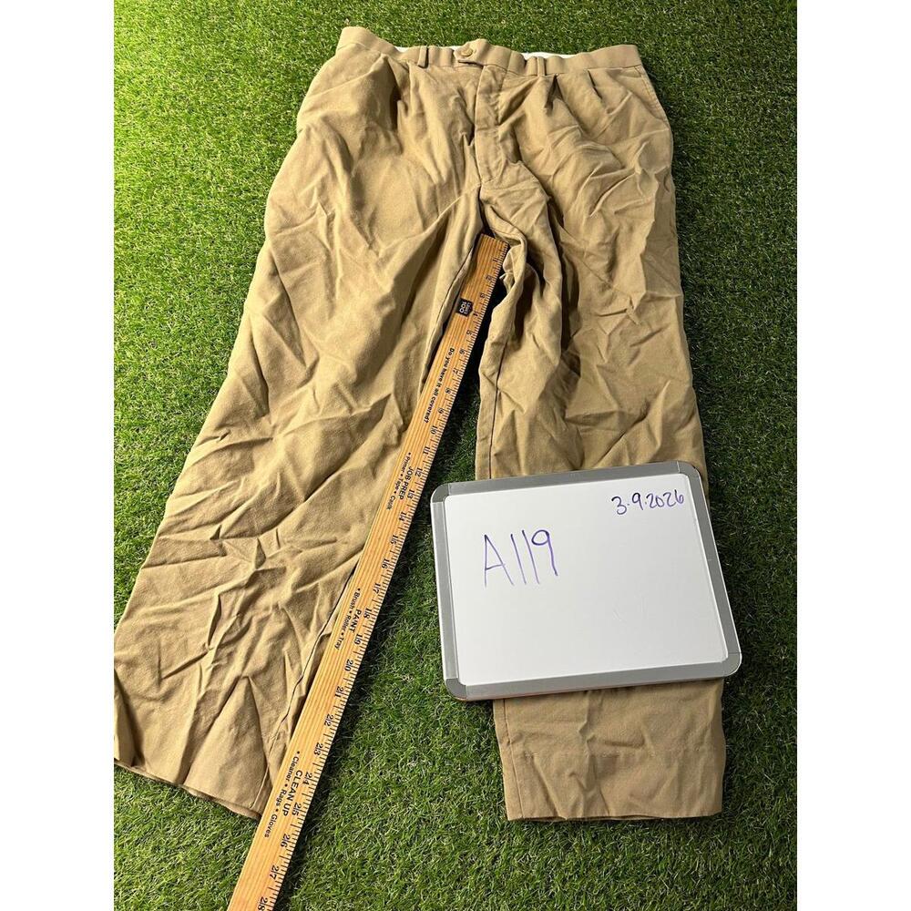 Lauren Ralph Lauren Total Comfort Wool‎ Pants Khaki Size 32x25 Short